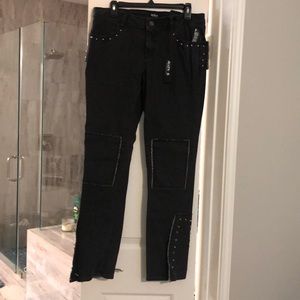 Allen B. Black jeans. Size 12